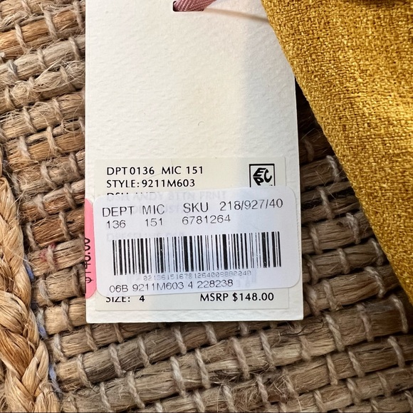 COPY - NWT Alex Marie Yellow Dress Size Small - Picture 6 of 7